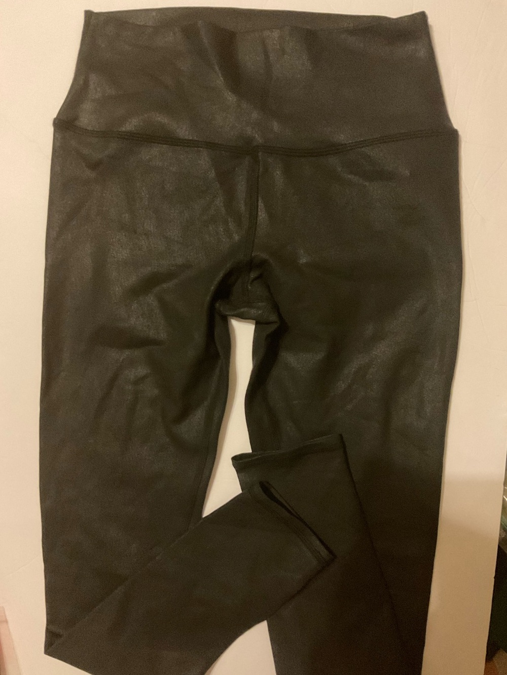 Alo Yoga Airbrushed Glossy High Waist Leggings Black Size M